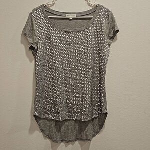 Socialite sparkly shirt. Size M